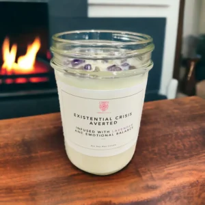 Existential Crisis Averted: Infused with Lavender and Emotional Balance Lavender Vanilla Candle